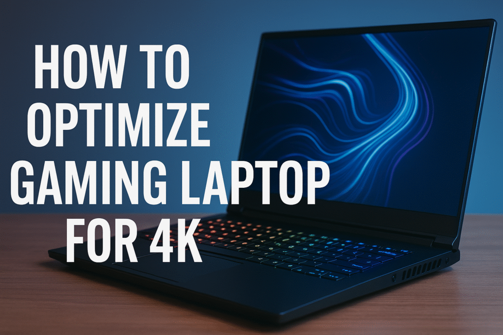 How to Optimize Gaming Laptop for 4K
