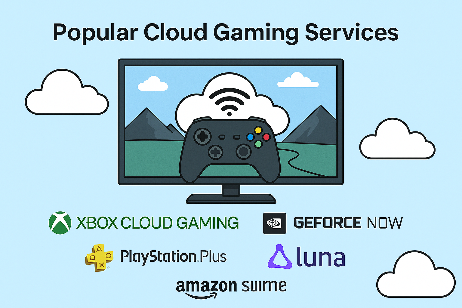 popular cloud gaming services